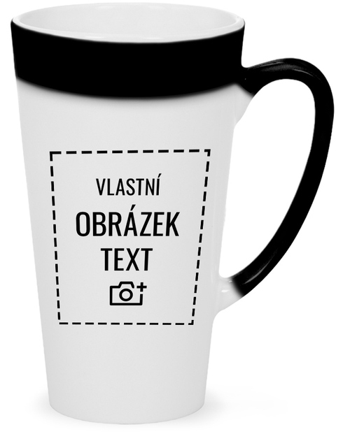 Magický měnící se hrnek Latte 500ml s vlastním potiskem