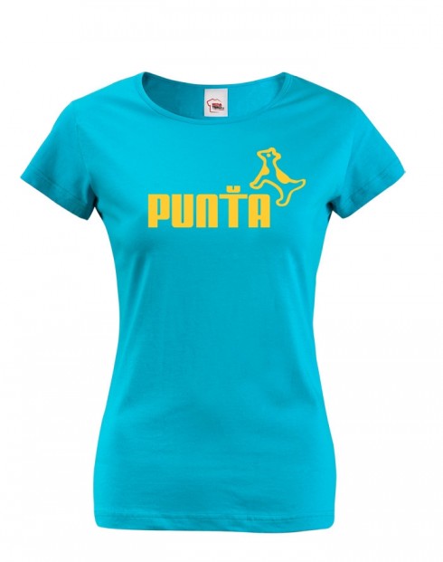 Dámské tričko s vtipným potiskem Punťa