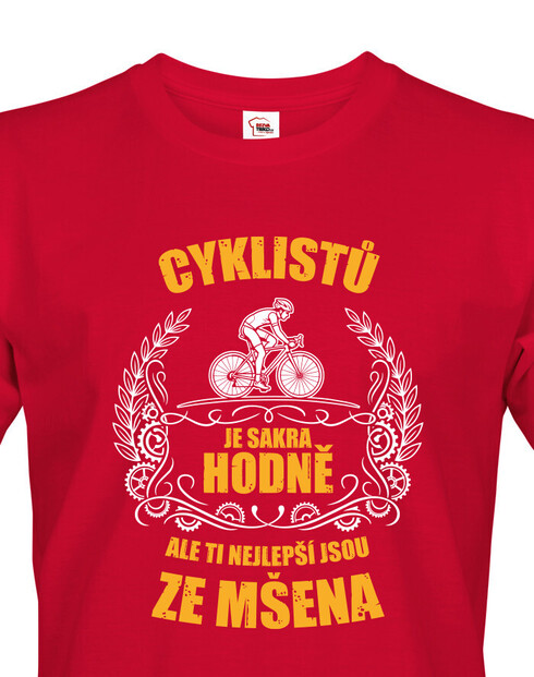 Pánské tričko - Cyklistů je sakra hodně