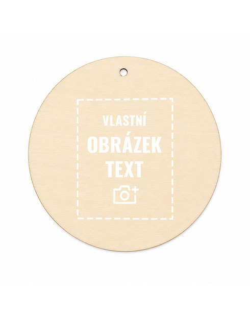 Dřevěná medaile 6x6 cm s vlastním gravírováním
