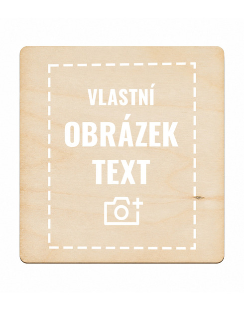 Čtvercový podtácek s vlastním gravírováním