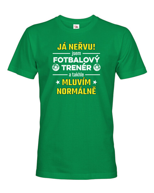 Pánské tričko pro fotbalového trenéra