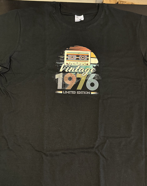 Pánské tričko k narozeninám - Vintage all original parts
