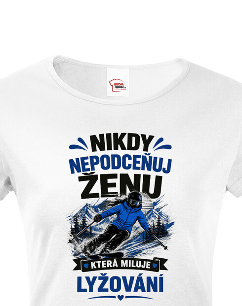 Dámské tričko Lyžařka