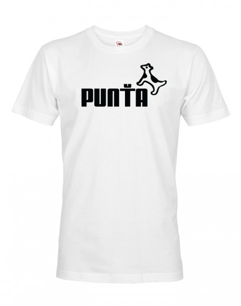 Pánské tričko s vtipným potiskem Punťa