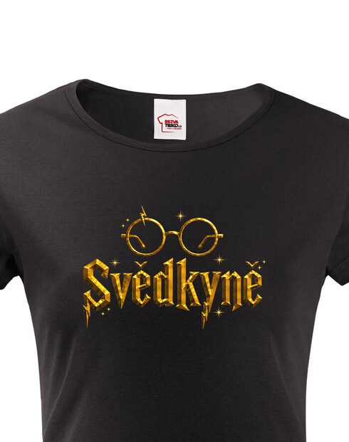 Dámské tričko Svědkyně – kouzelnický motiv