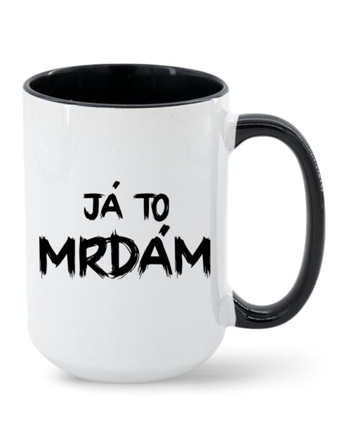 Keramický hrnek MAX Já to mrdám – barevný vnitřek a ucho
