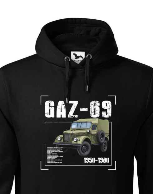 Pánská mikina s kapucí GAZ-69
