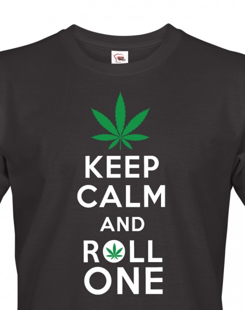 Pánské tričko - Keep calm and roll one