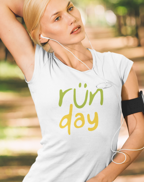 Dámské tričko - Run day