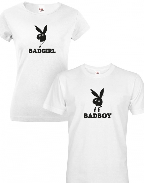 Párová trička Bad Boy, Bad Girl