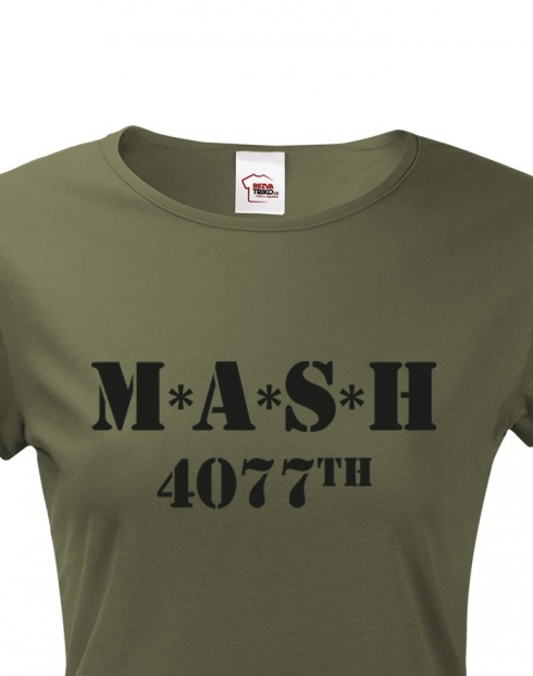 Dámské tričko s potiskem MASH 4077 2