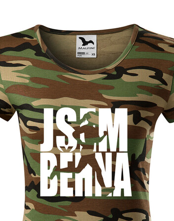 Dámské tričko Jsem běhna
