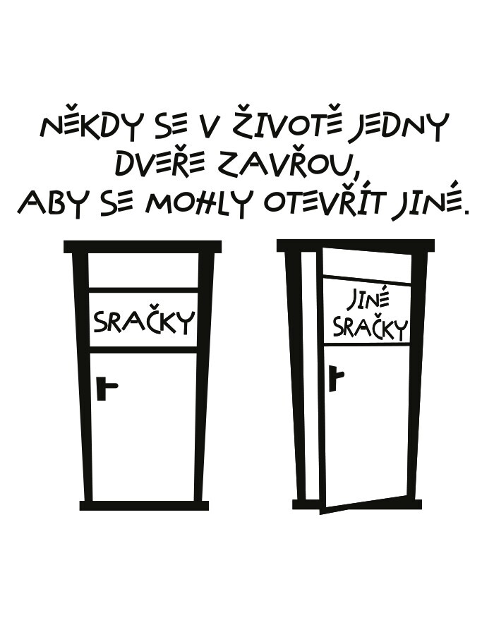 Keramický hrnek Jedny dveře se zavřou