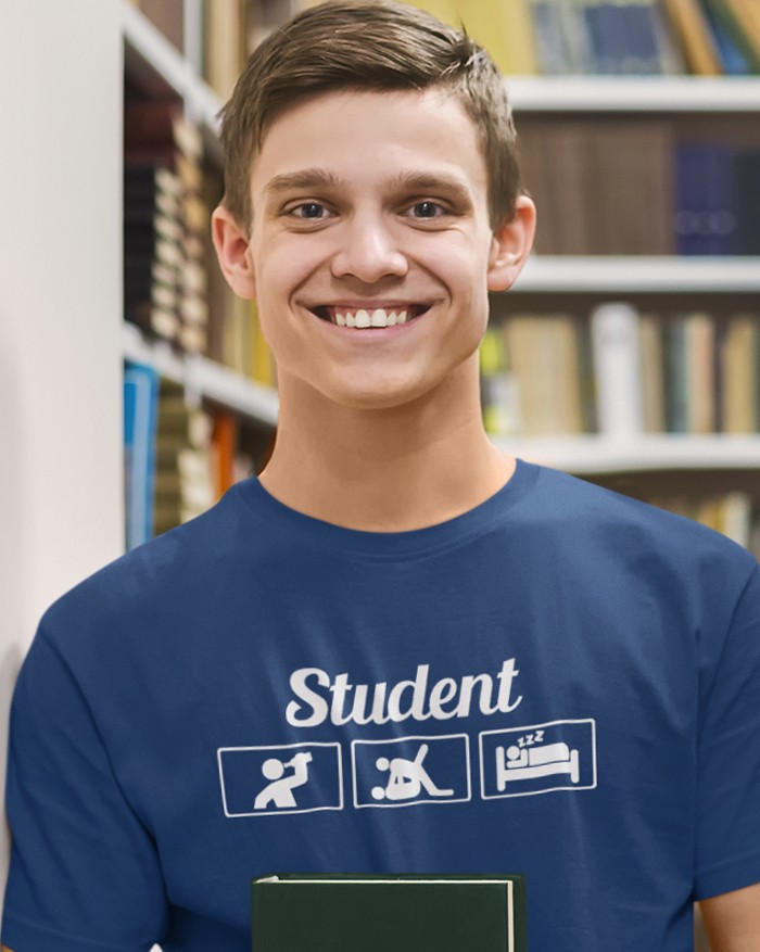 Vtipné tričko pro studenty
