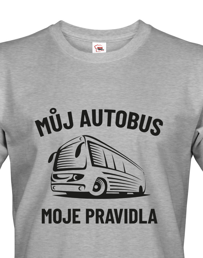 Pánské tričko Můj autobus moje pravidla