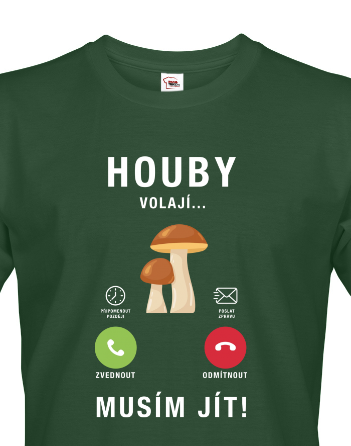 Houby volají - pánské tričko