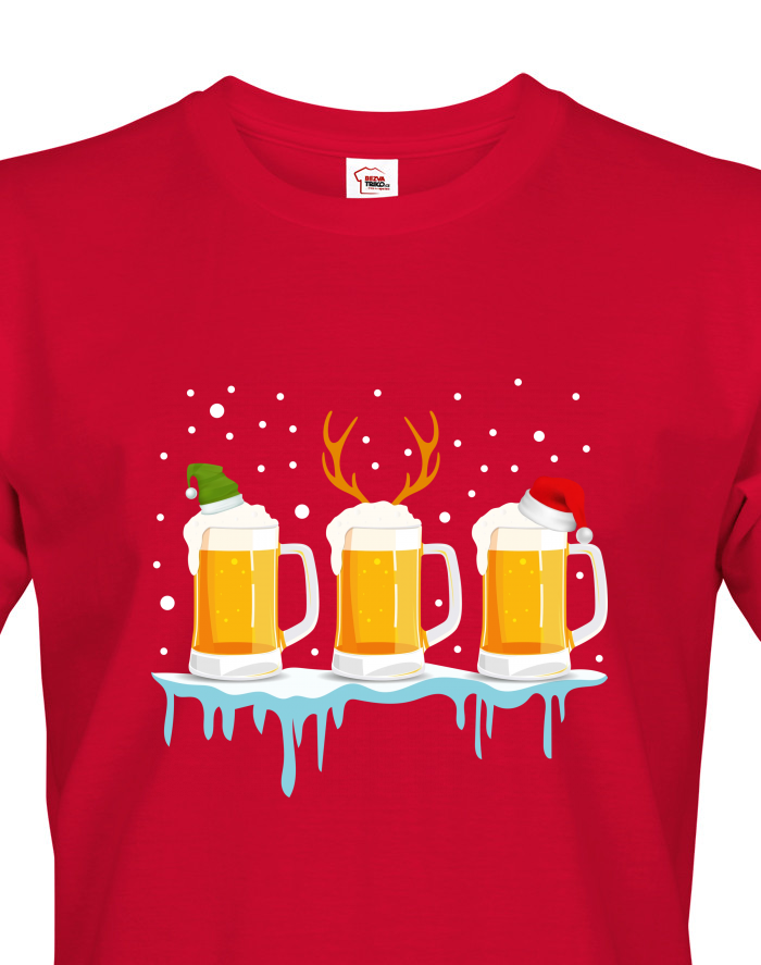 Pánské tričko Christmas beer