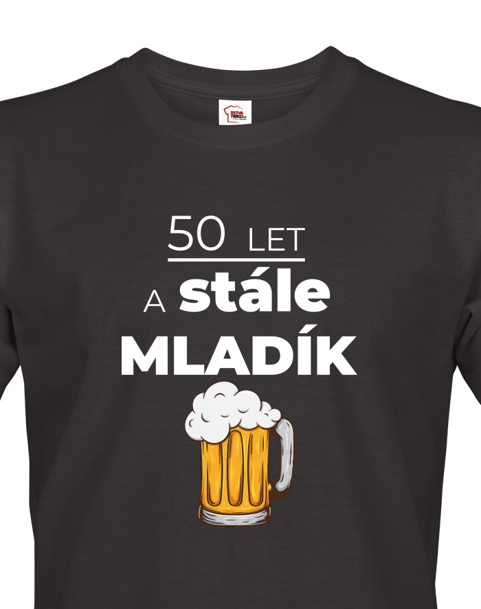 Pánské tričko 50 let a stále mladík