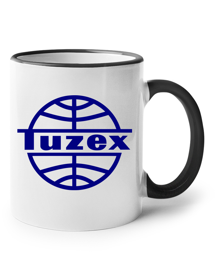 Keramický hrnek s barevným uchem – Tuzex