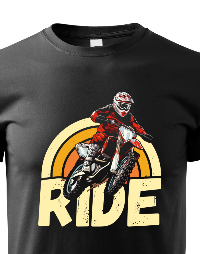 Dětské tričko Motokros RIDE