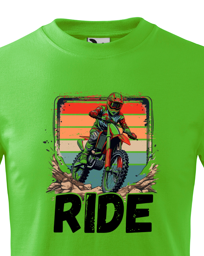 Dětské tričko Motokros RIDE