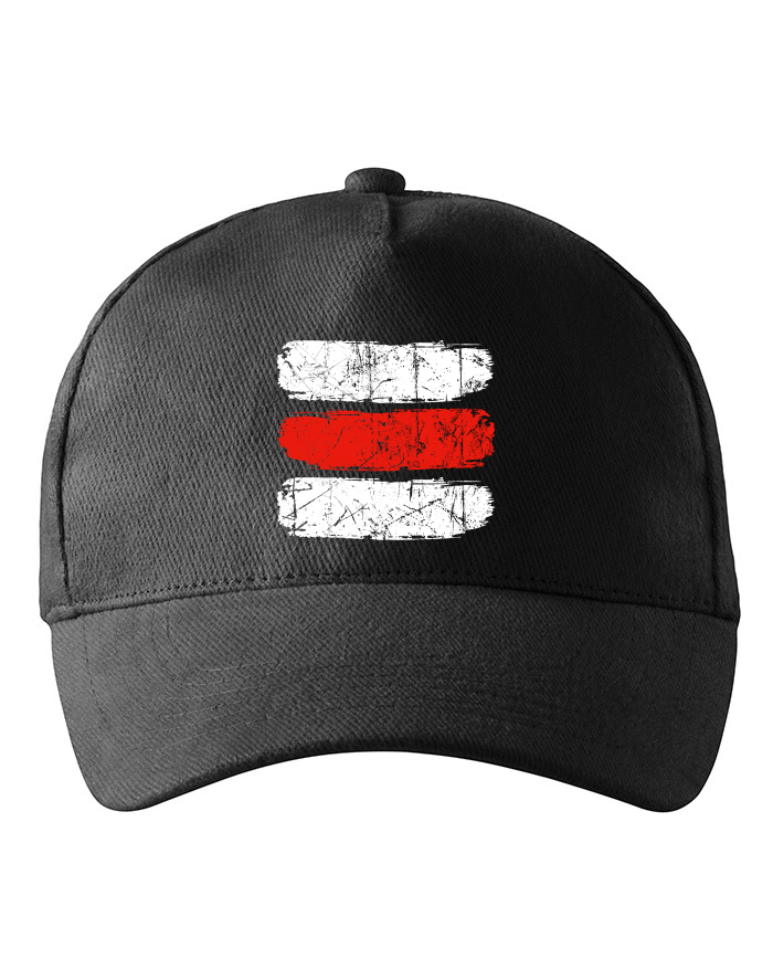 Unisex kšiltovka Turistická značka - červená