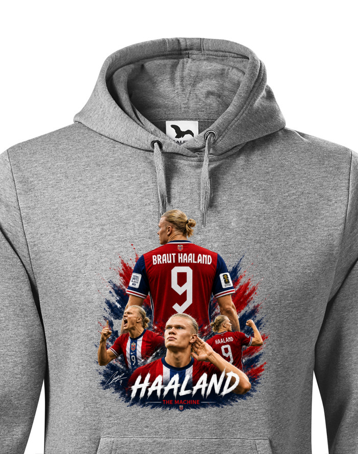 Pánská mikina s kapucí Erling Haaland - reprezentace