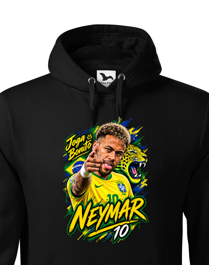 Pánská mikina s kapucí Neymar