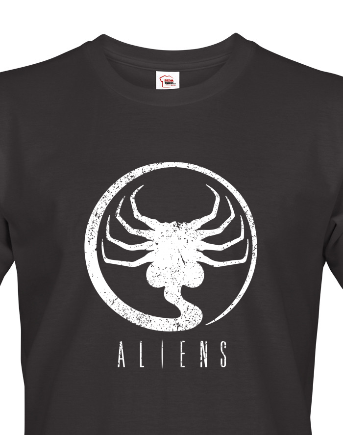 Tričko Aliens – potisk s mimozemšťanem