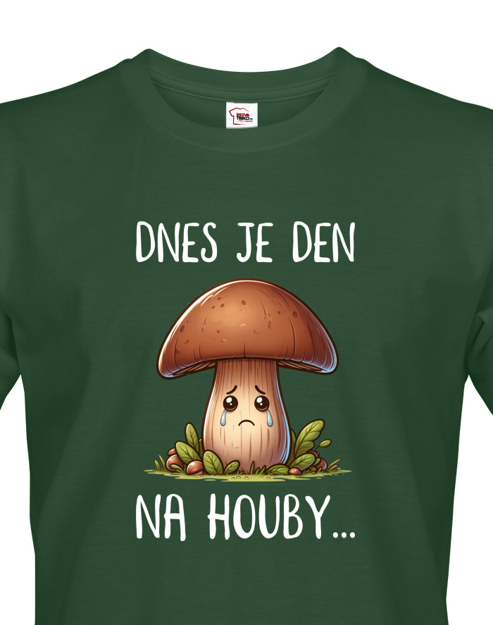Tričko s potiskem Den na houby