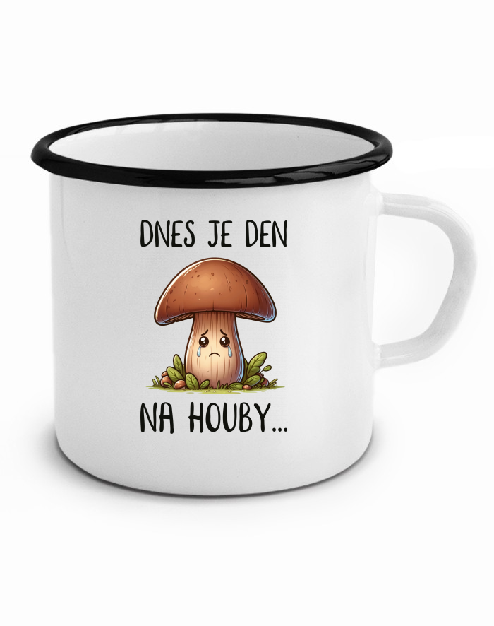 Plechový hrneček Den na houby