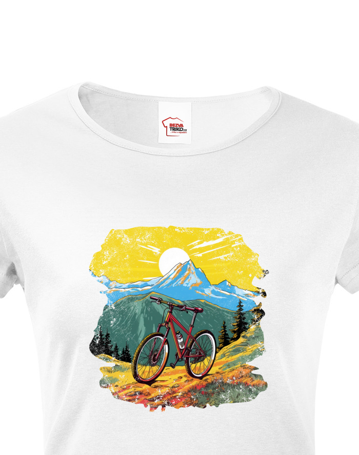 Dámské tričko MTB hory