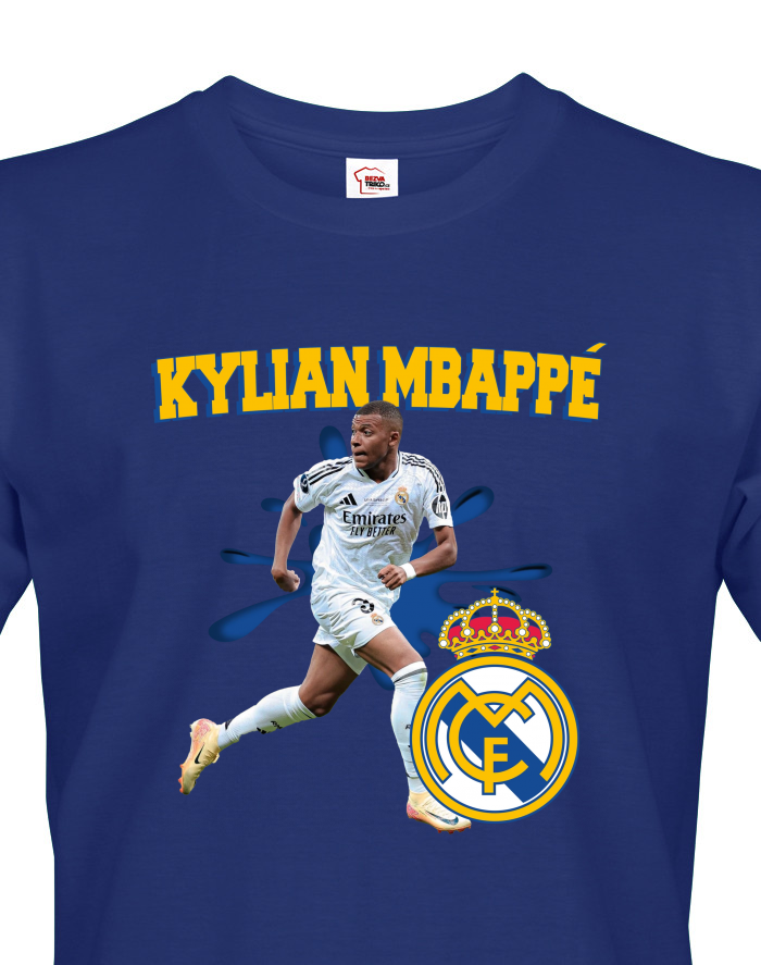 Mbappé - Real Madrid: Pánské tričko s krátkým rukávem