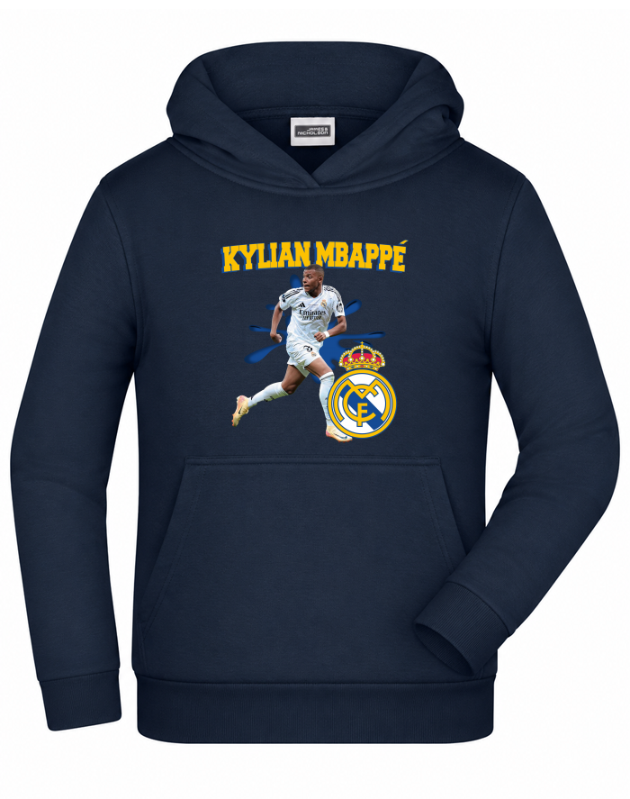 Dětská mikina s kapucí Mbappé – Real Madrid