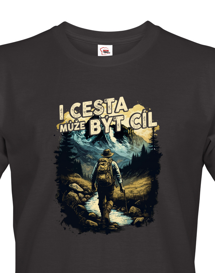 I cesta může být cíl - pánské tričko
