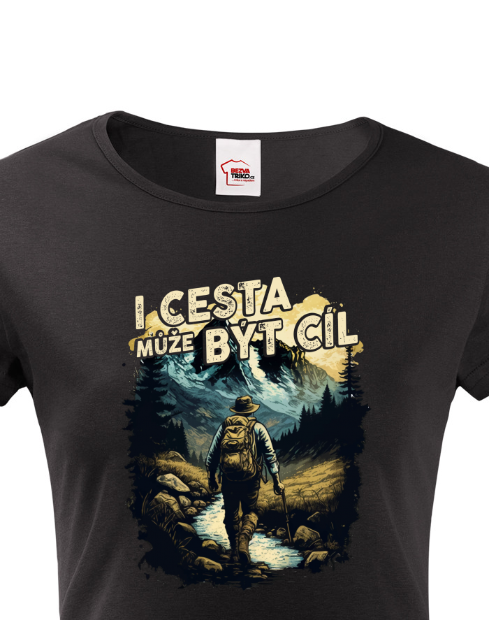 I cesta může být cíl – dámské tričko