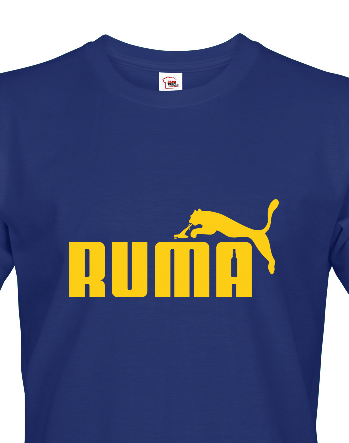 Pánské tričko Ruma – parodie na Pumu