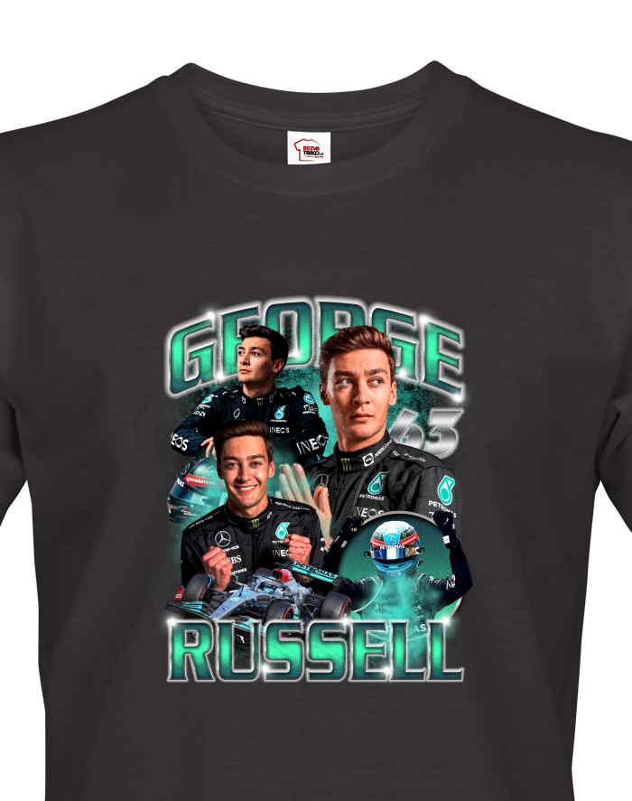 Pánské tričko George Russell F1