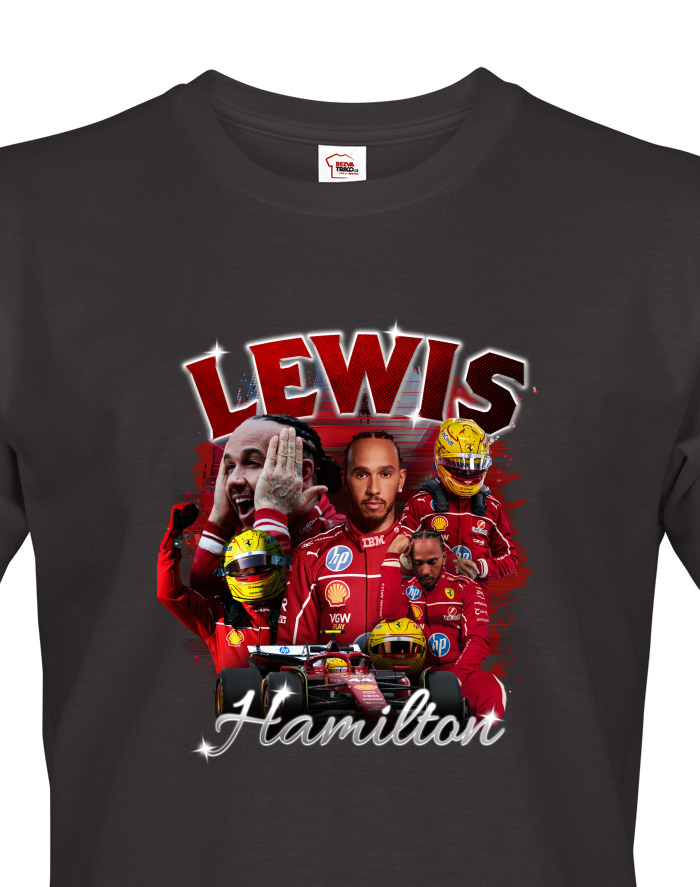 Pánské tričko Lewis Hamilton Ferrari F1