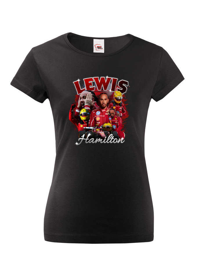 Dámské tričko Lewis Hamilton Ferrari F1