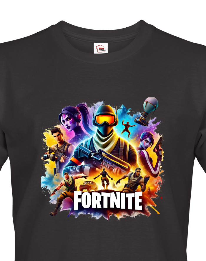 Pánské tričko Fortnite – battle royale tým
