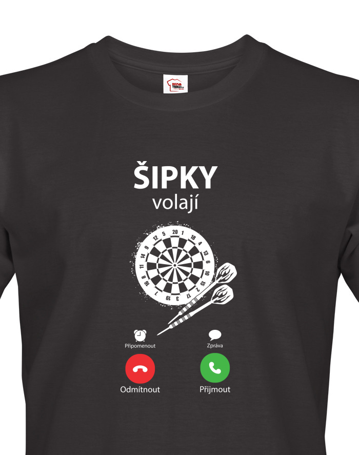 Pánské tričko Šipky volají