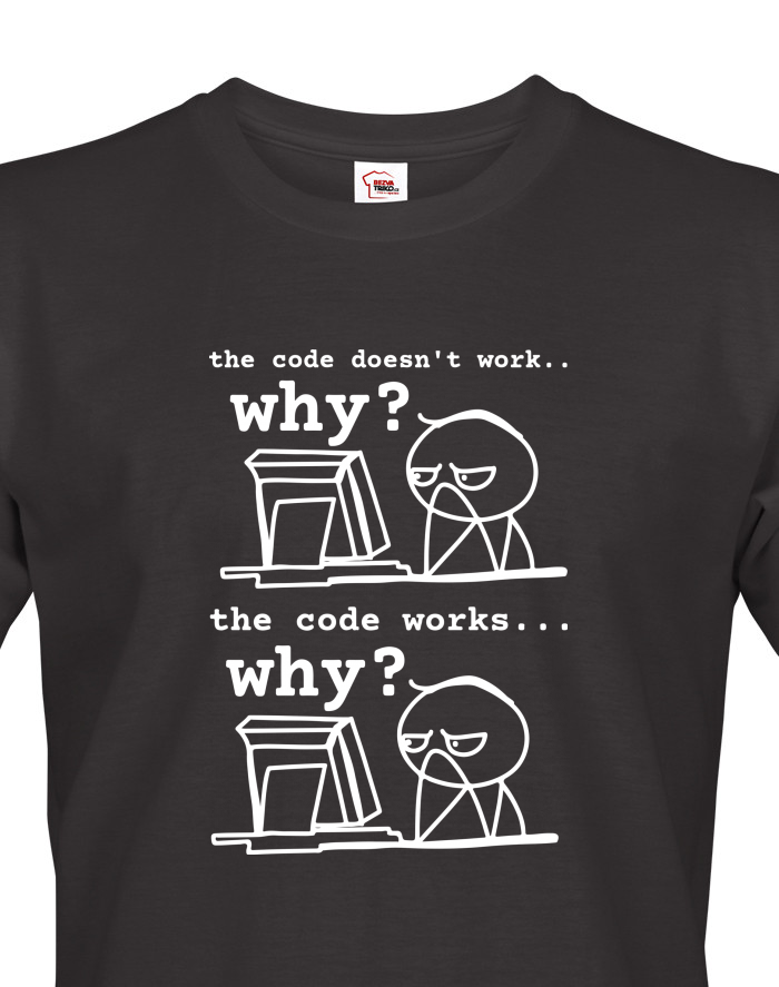 Pánské tričko s krátkým rukávem – The code works, why?