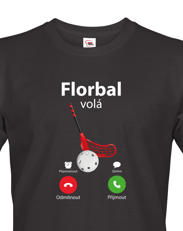 Pánské tričko Florbal volá