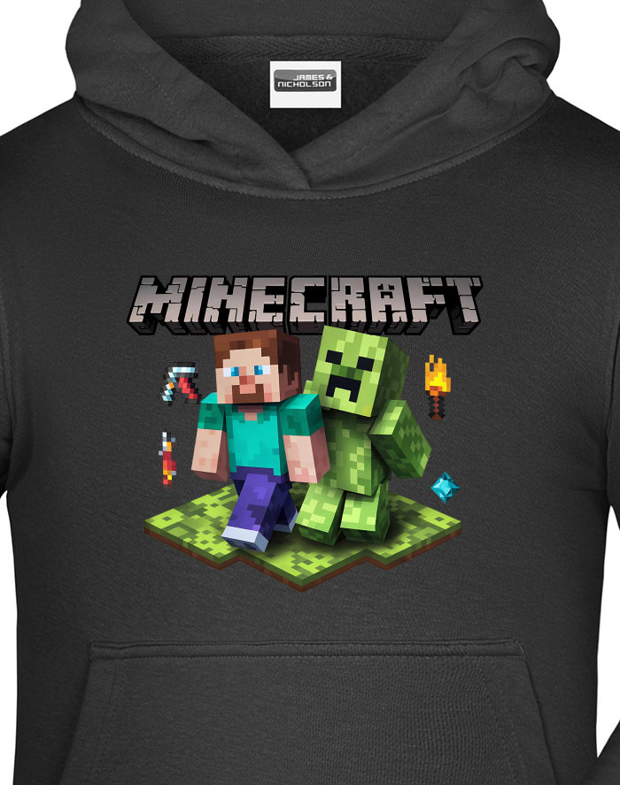 Dětská mikina s kapucí Minecraft 2