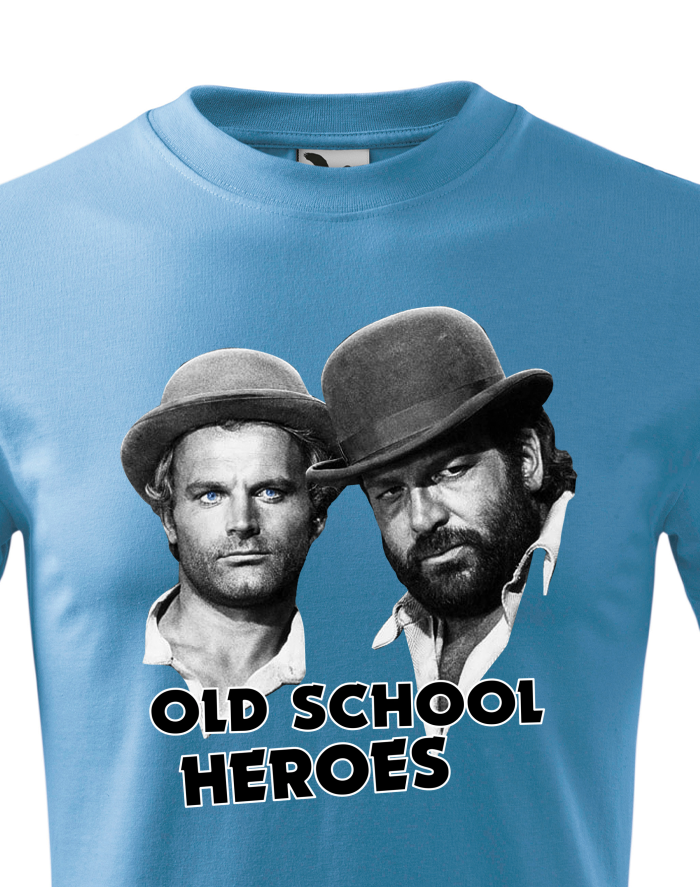 Dětské tričko Bud Spencer a Terence Hill – Old School Heroes