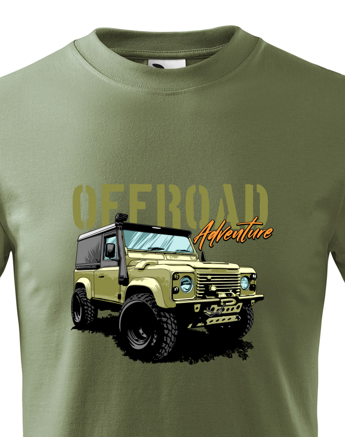 Dětské tričko Land Rover Defender Offroad Adventure