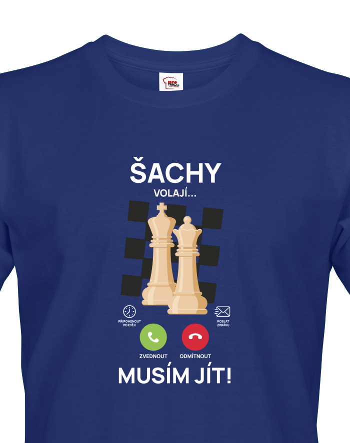 Pánské tričko Šachy volají