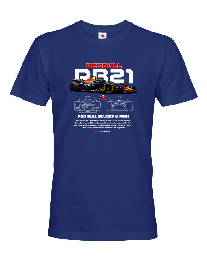 Pánské tričko Red Bull RB21 – F1